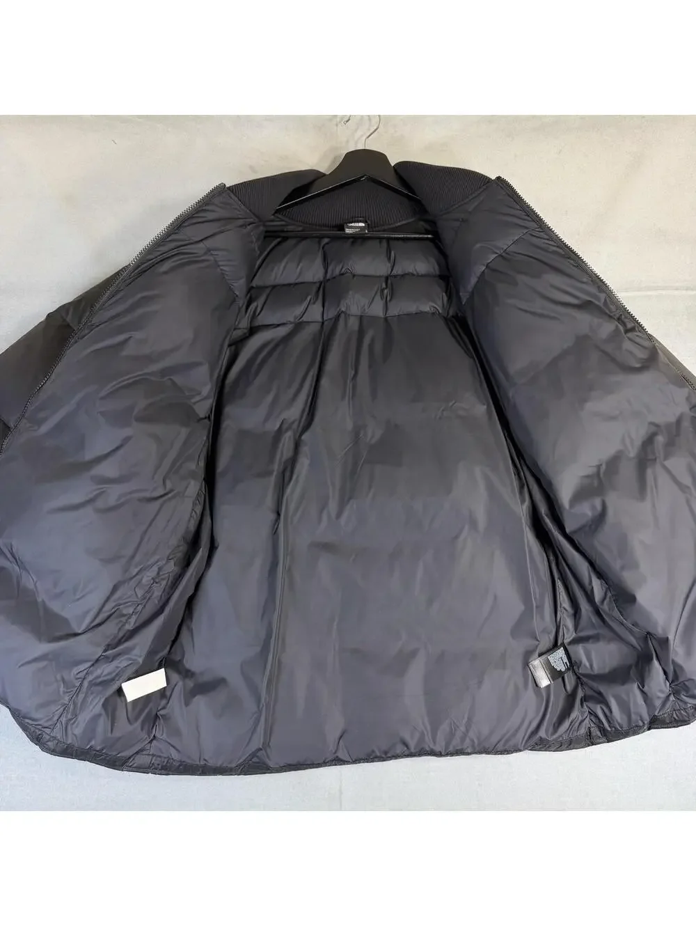 The North Face Nordic Puffer Down Jacket Mens Large Black Coat NF0A5ITG